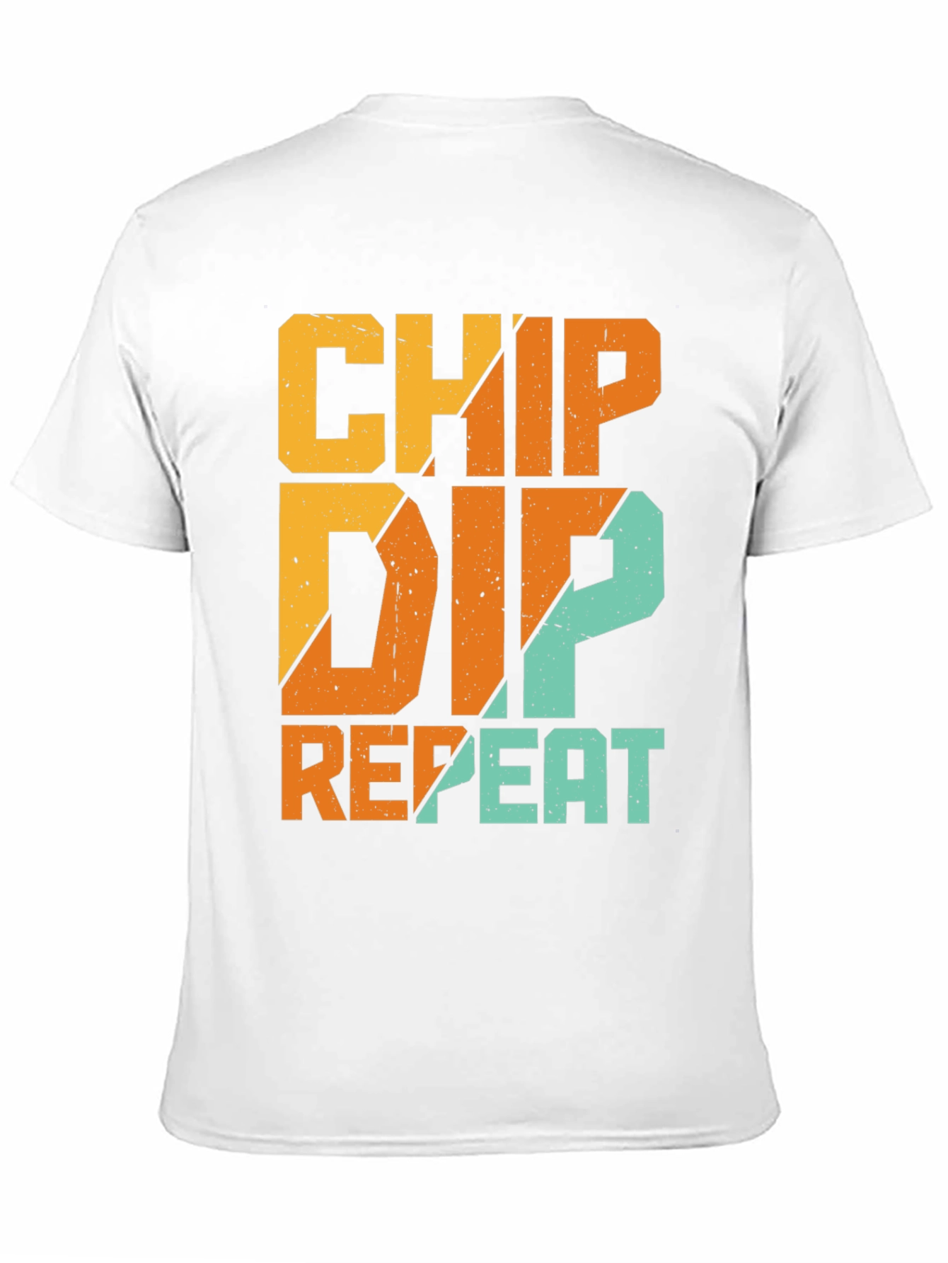 Chip Dip Repeat T-Shirt - Funny Foodie Tee