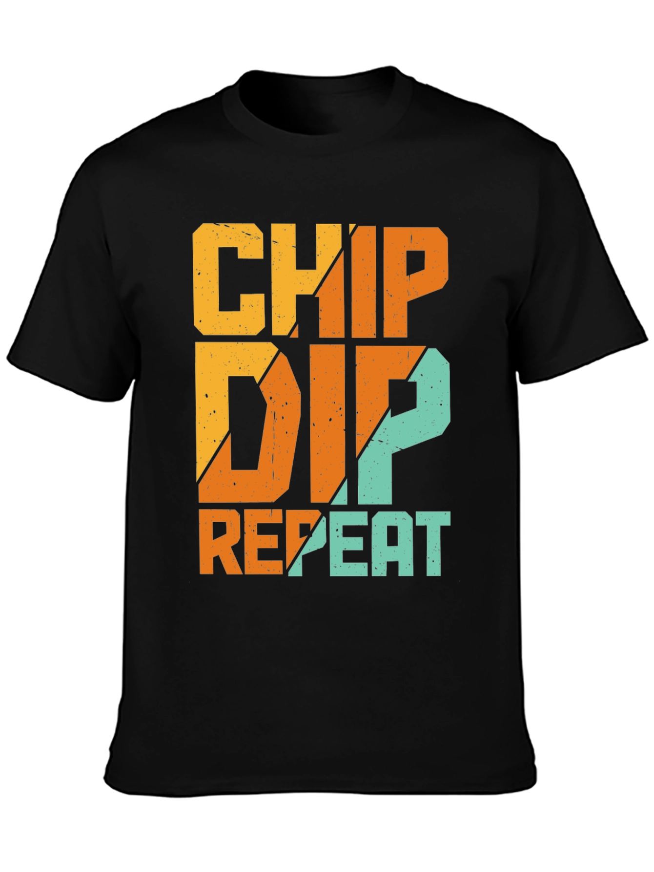 Chip Dip Repeat T-Shirt - Funny Foodie Tee