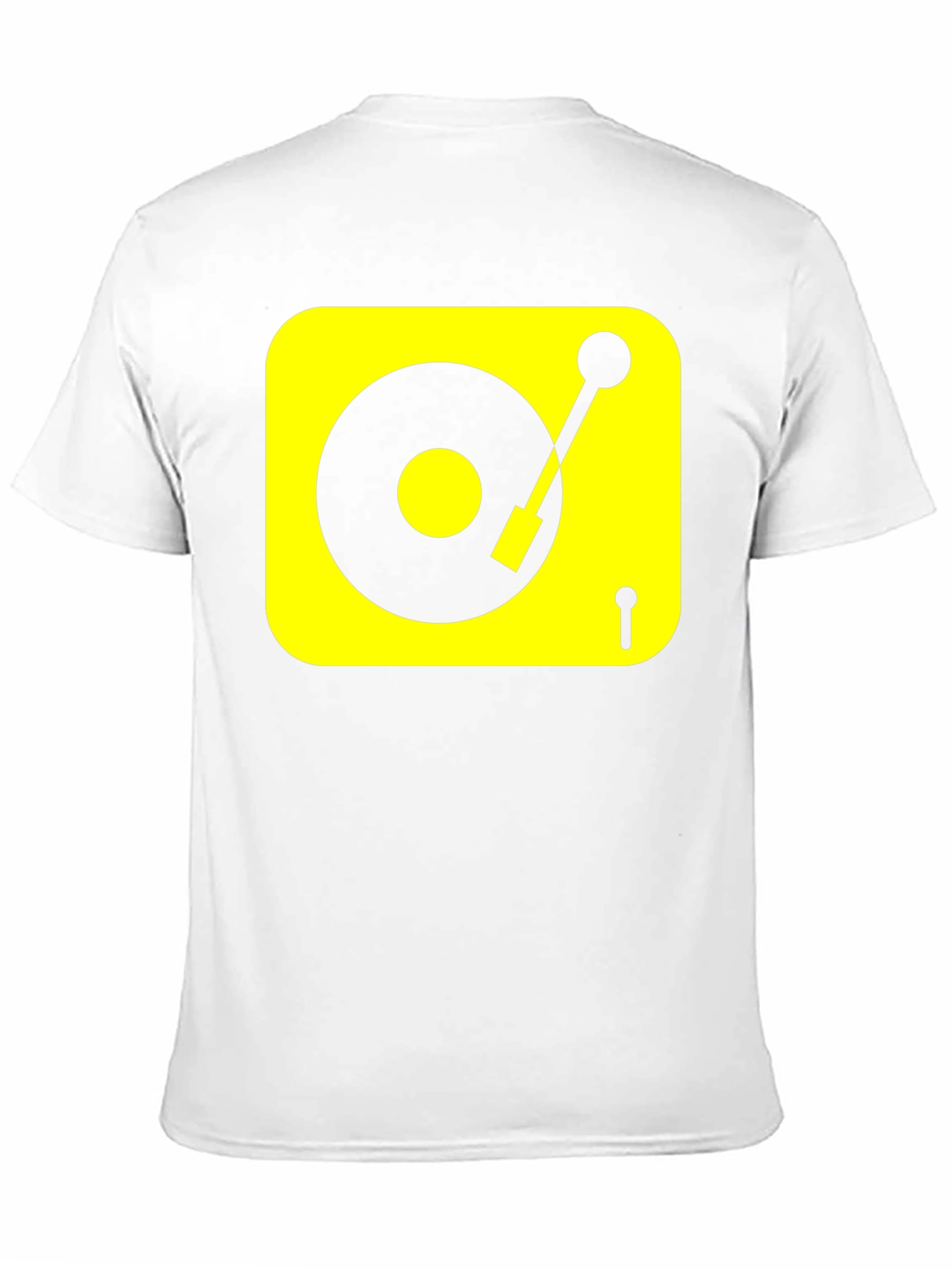DJ Turntable Graphic Tee - Black