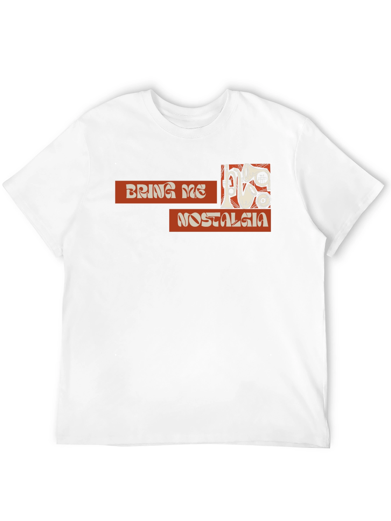 Retro Bring Me Nostalgia Black T-Shirt