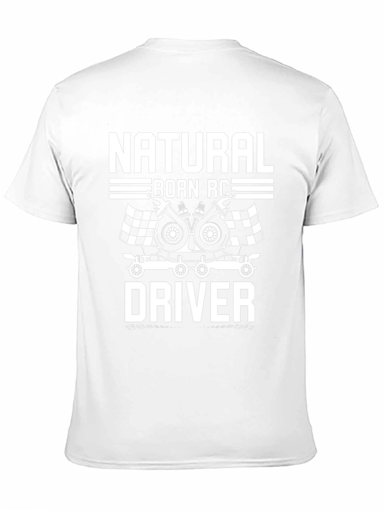 Natural Born RC Driver Black Graphic Tee