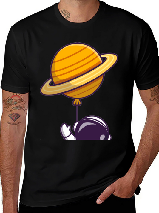 Saturn Balloon Astronaut Graphic Tee