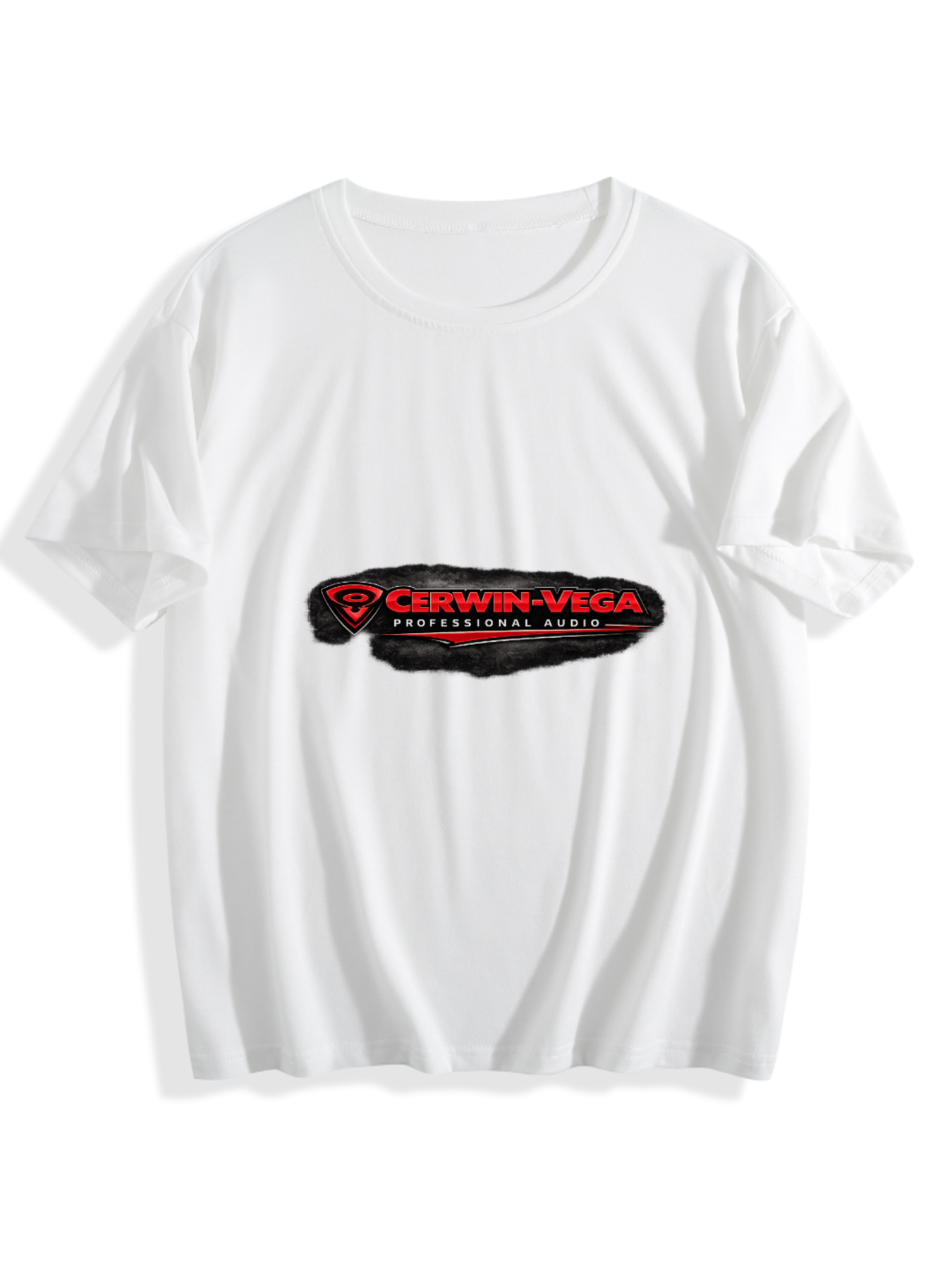 Cerwin Vega Professional Audio Logo T-Shirt – Men’s Premium Black Graphic Tee（hj39）