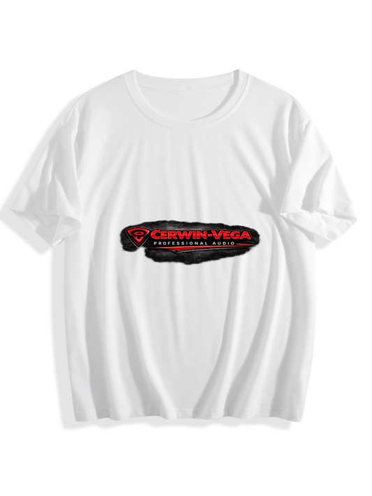 Cerwin Vega Professional Audio Logo T-Shirt – Men’s Premium Black Graphic Tee（hj39）