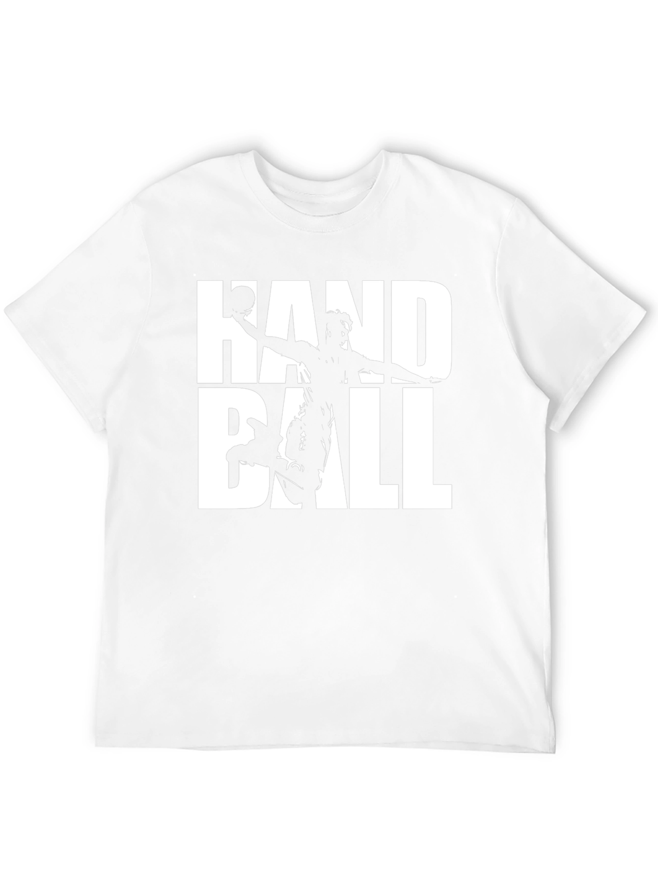 Handball Graphic T-Shirt - Black Cotton Tee