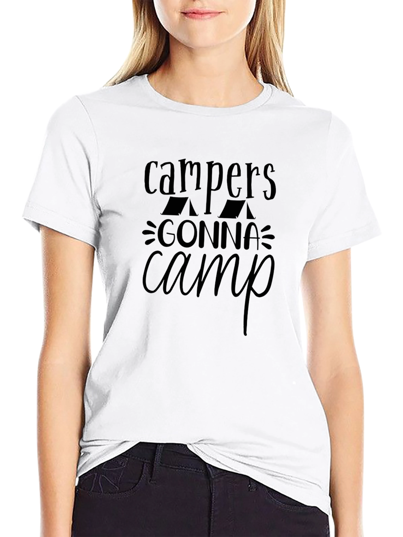 Campers Gonna Camp Graphic Tee - Camping T-Shirt