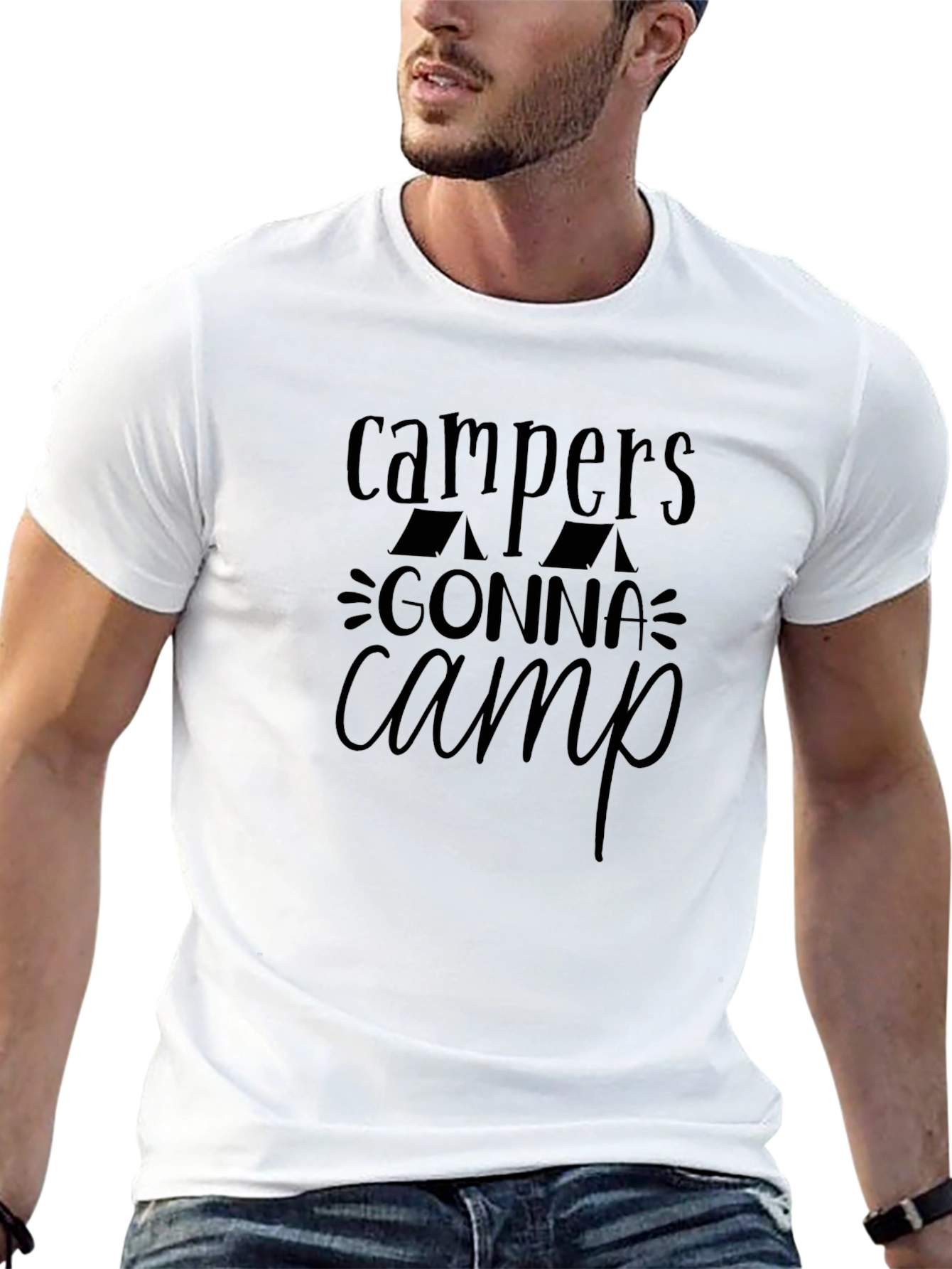 Campers Gonna Camp Graphic Tee - Camping T-Shirt