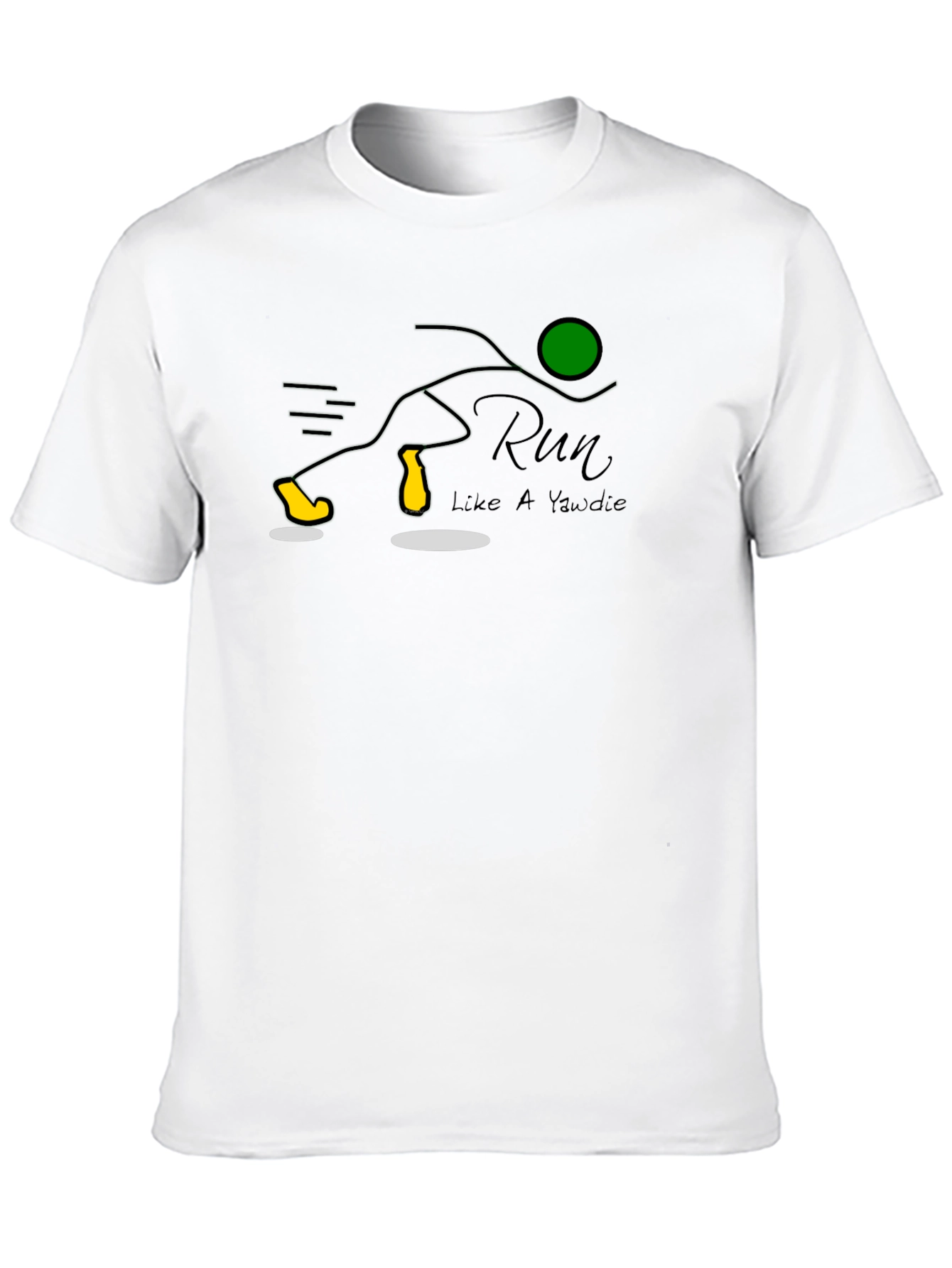 Run Like a Yawdie T-Shirt: Fun Graphic Tee