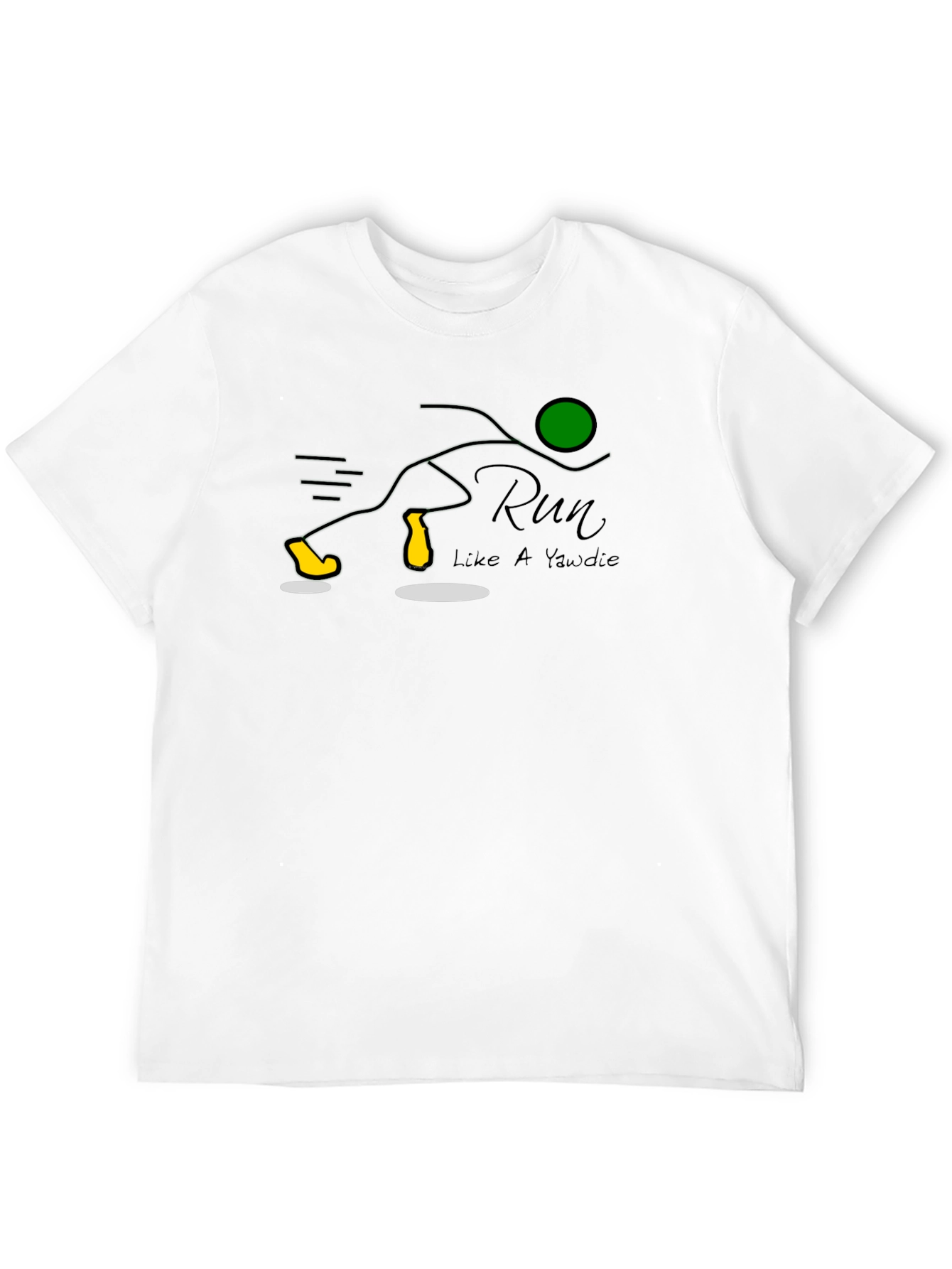 Run Like a Yawdie T-Shirt: Fun Graphic Tee