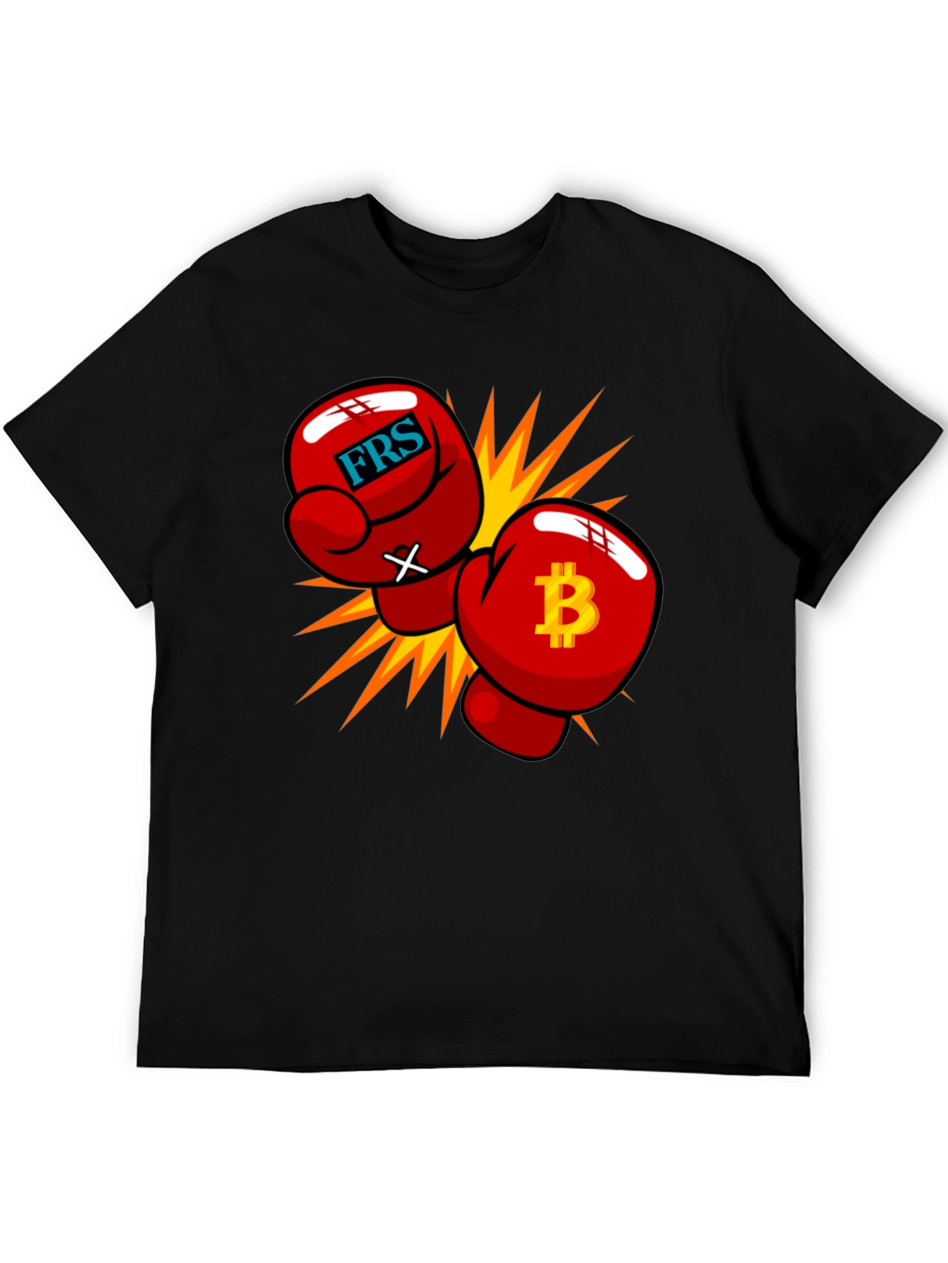 Bitcoin vs FRS Boxing Gloves T-Shirt