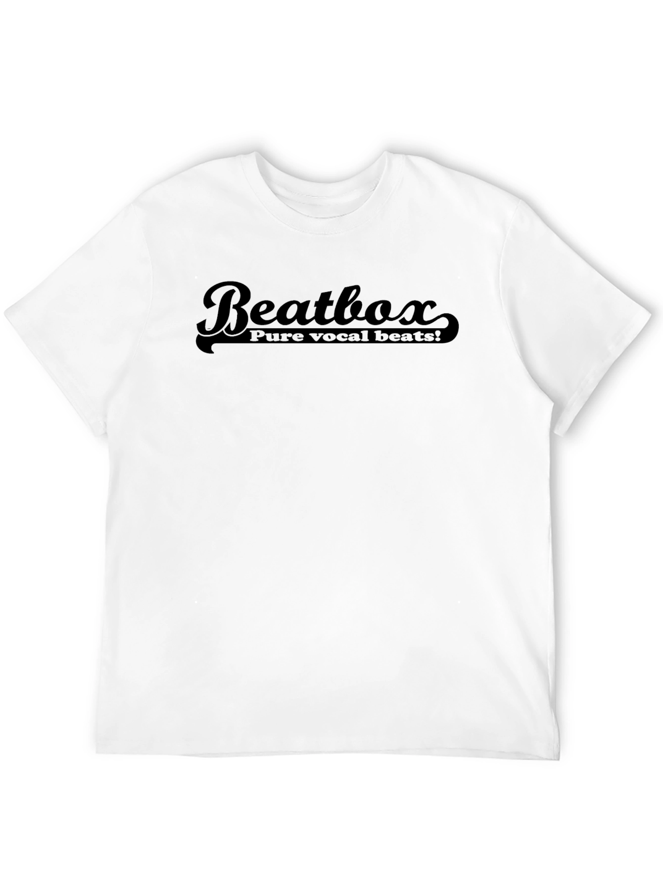 Beatbox Vocal Beats Black Graphic T-Shirt