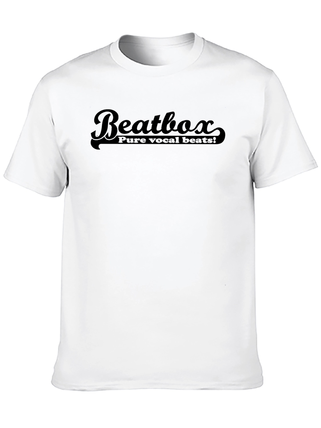 Beatbox Vocal Beats Black Graphic T-Shirt