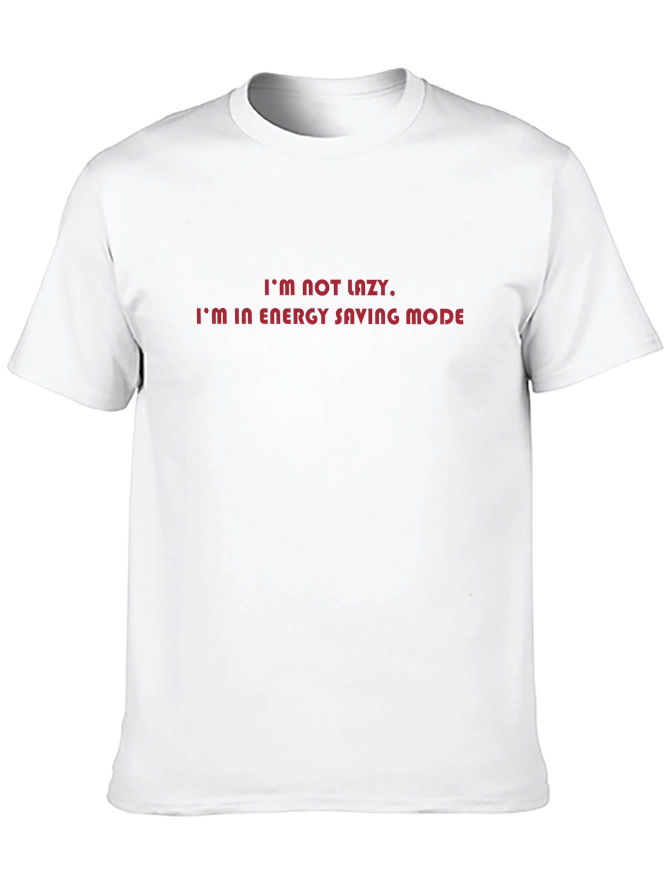 Energy Saving Mode Black T-Shirt