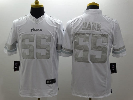 Men's Minnesota Vikings Anthony Barr #55 White Game Player Jerseys