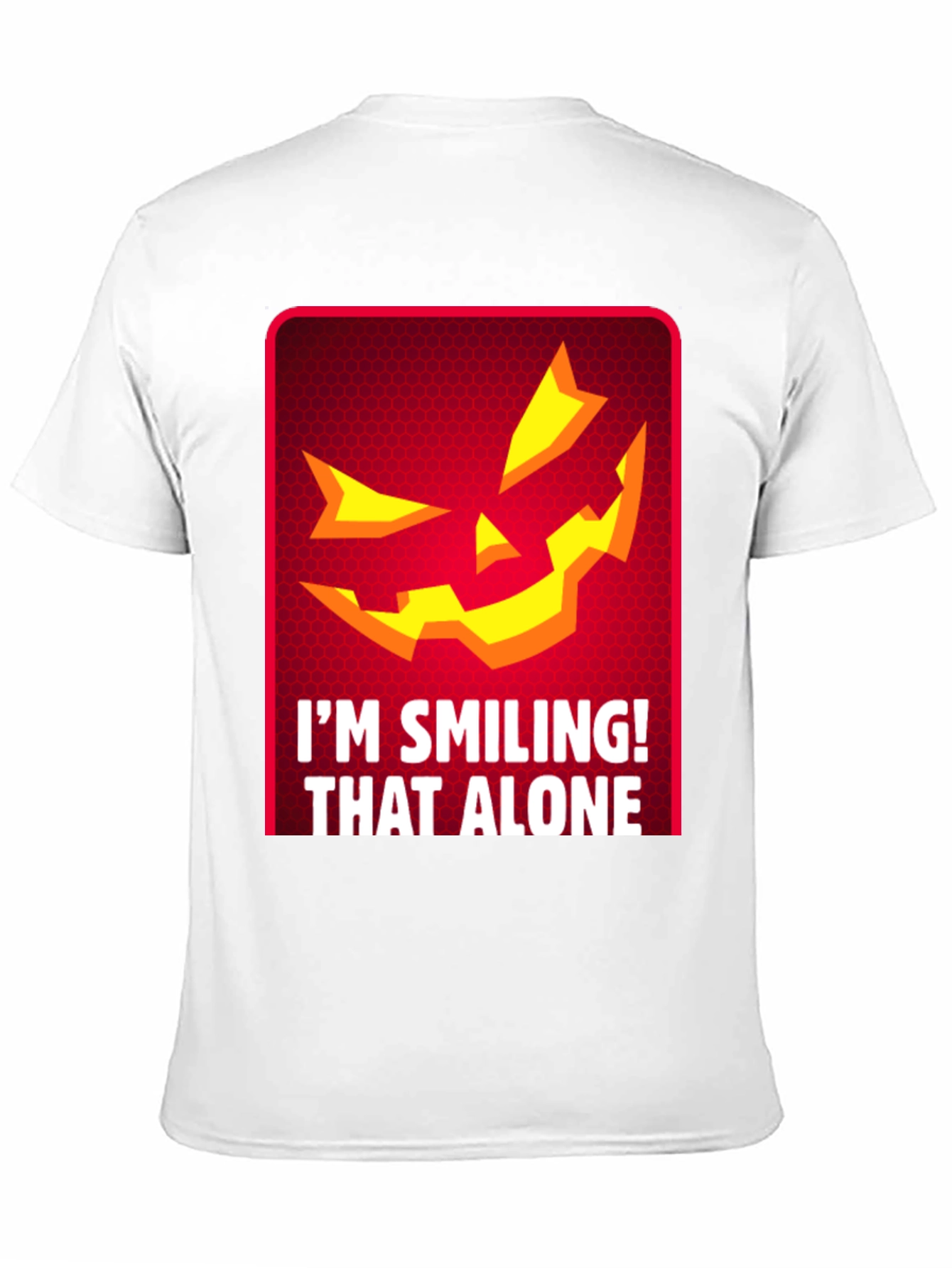 Smiling Jack-o-Lantern Graphic T-Shirt