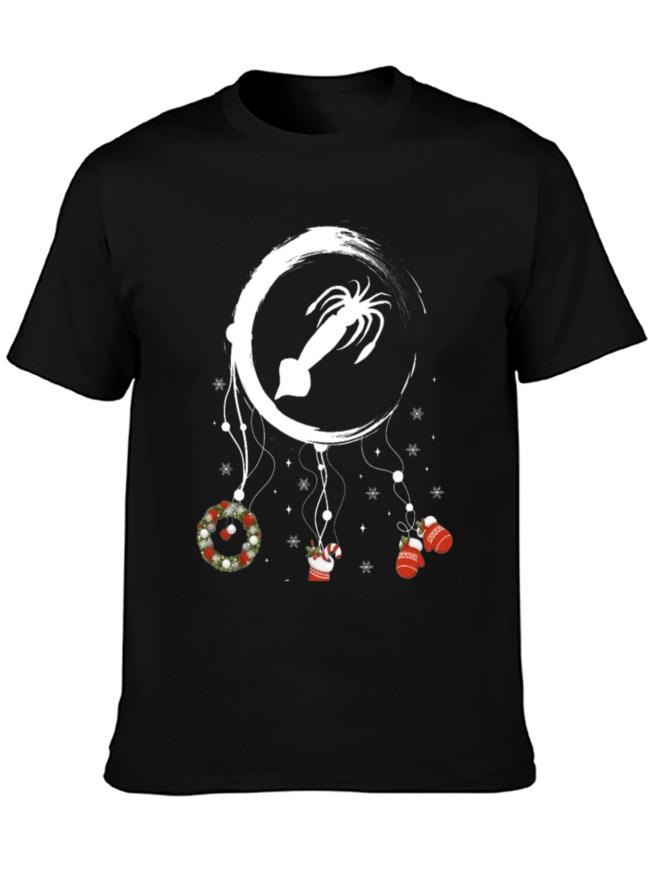 Festive Squid Christmas T-Shirt