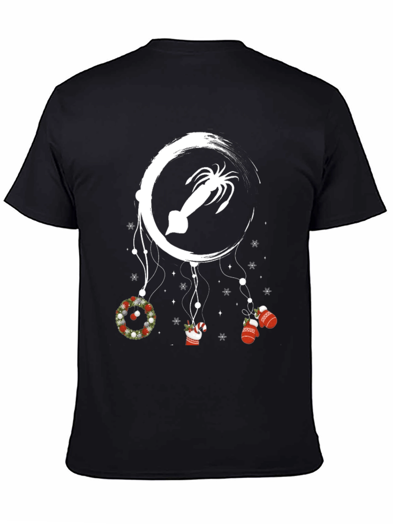 Festive Squid Christmas T-Shirt
