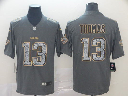 Men's New Orleans Saints Michael Thomas #13 Gray Player Game Jerseys
