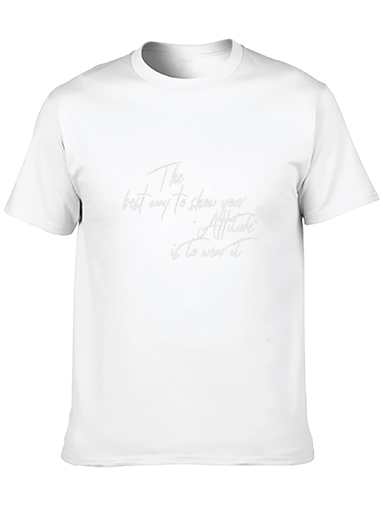 Attitude Graphic Tee - Show Your Style