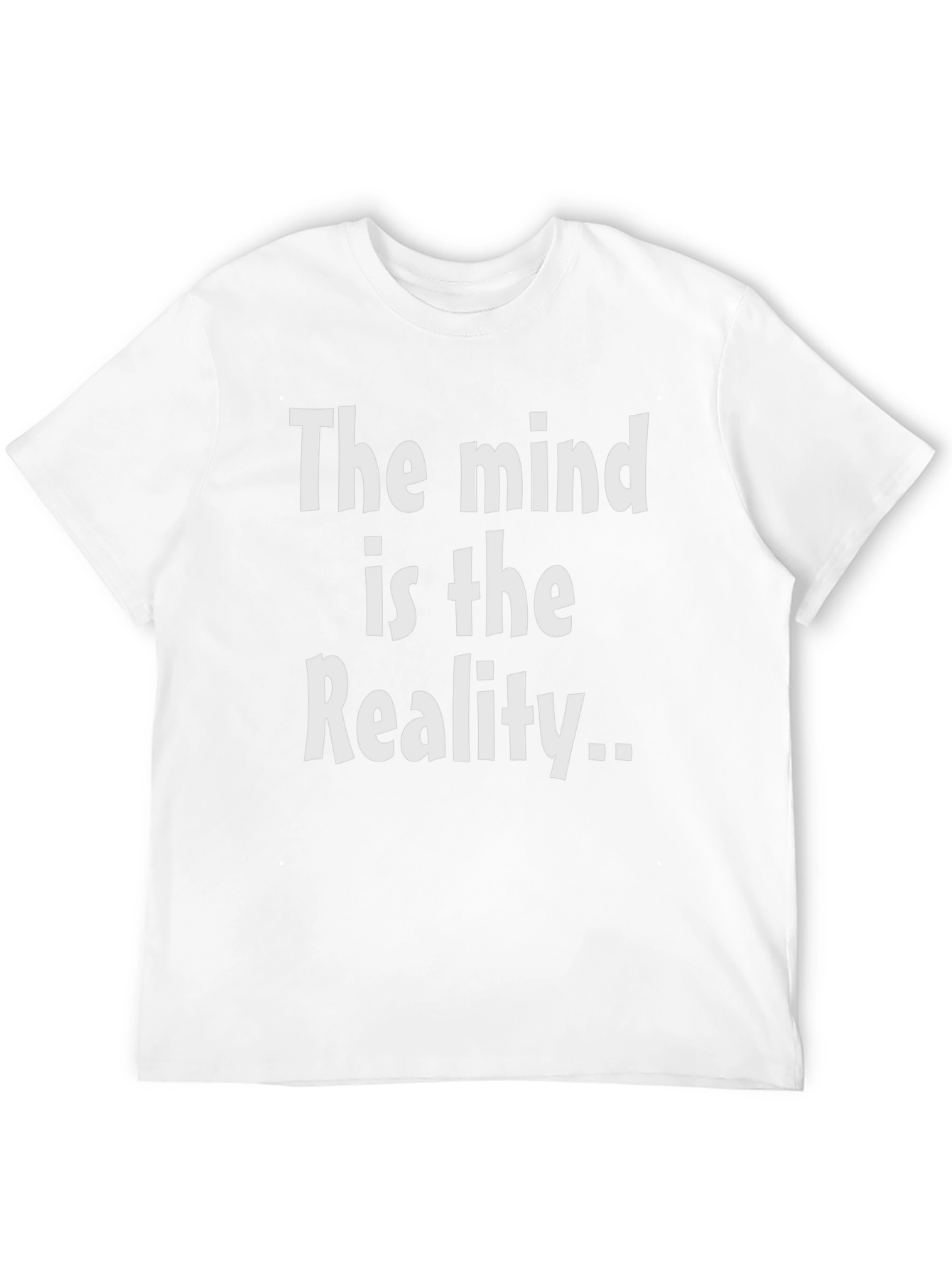 Mind is Reality Black Graphic T-Shirt