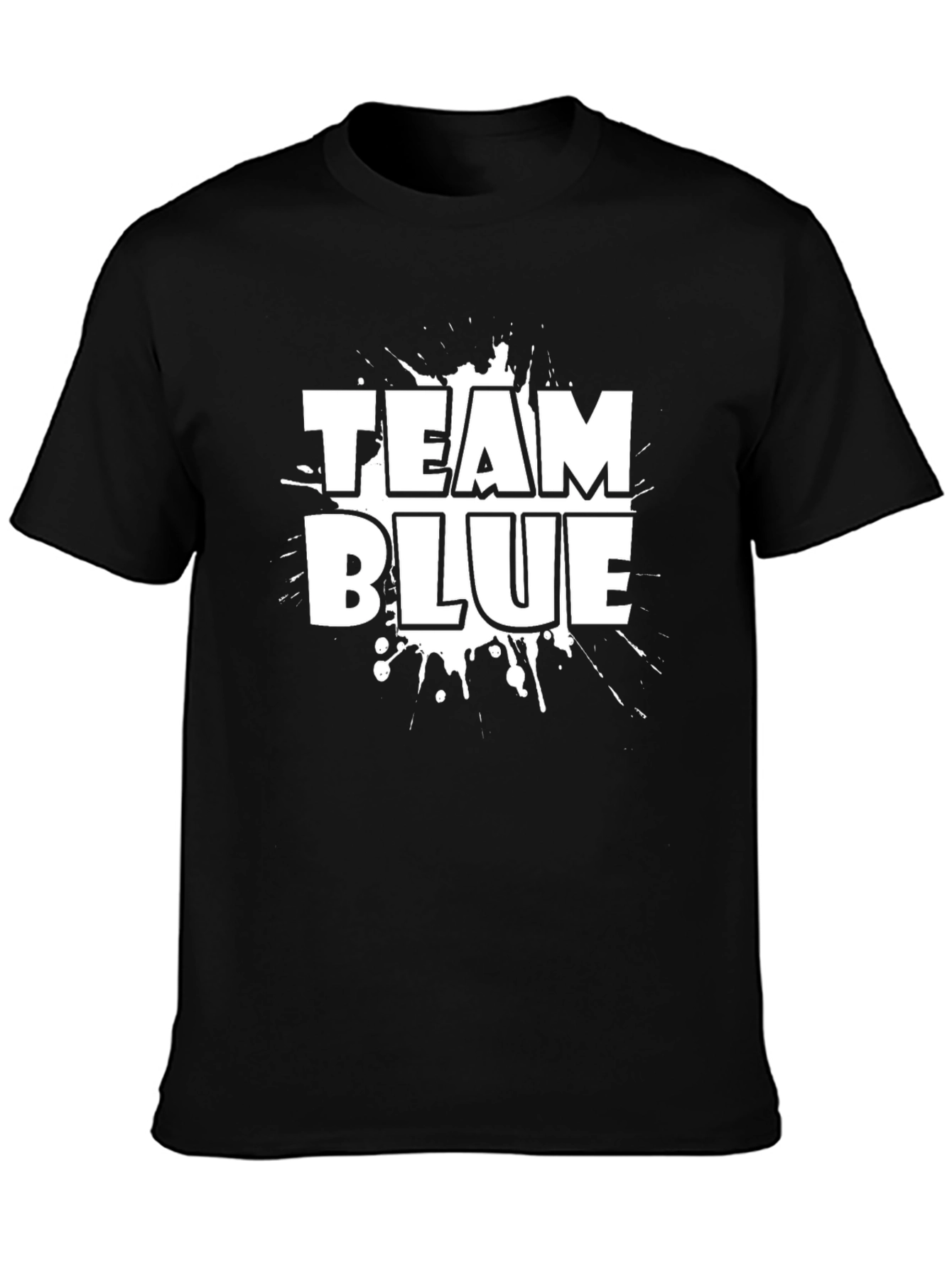 Team Blue Graphic Print T-Shirt