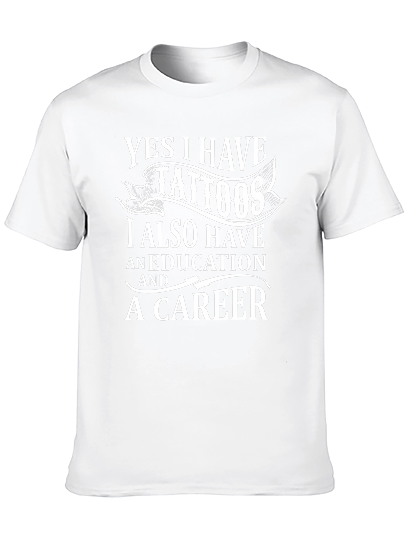 Tattooed & Educated T-Shirt - Black