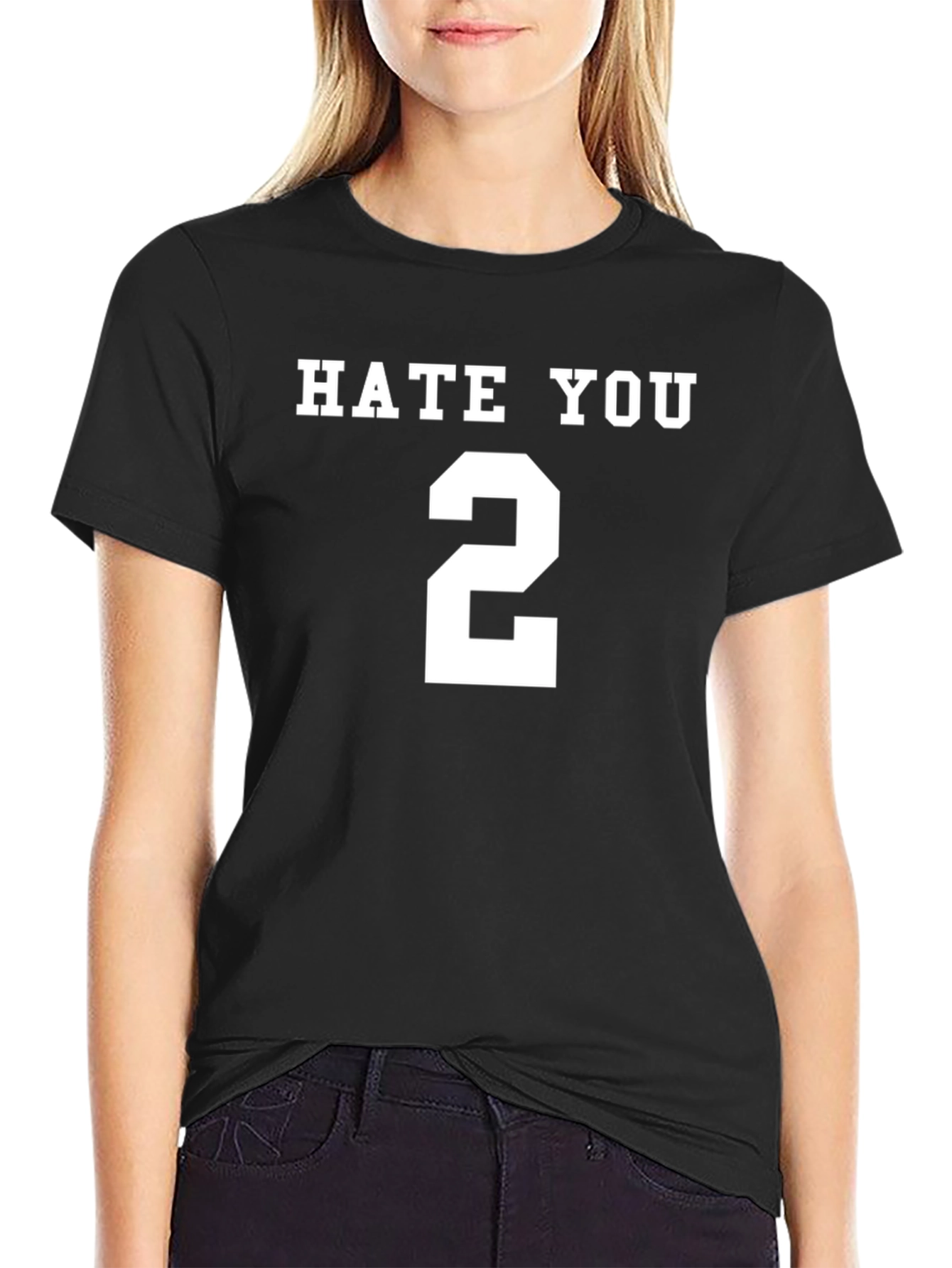Hate You 2 Graphic T-Shirt - Bold Statement Tee