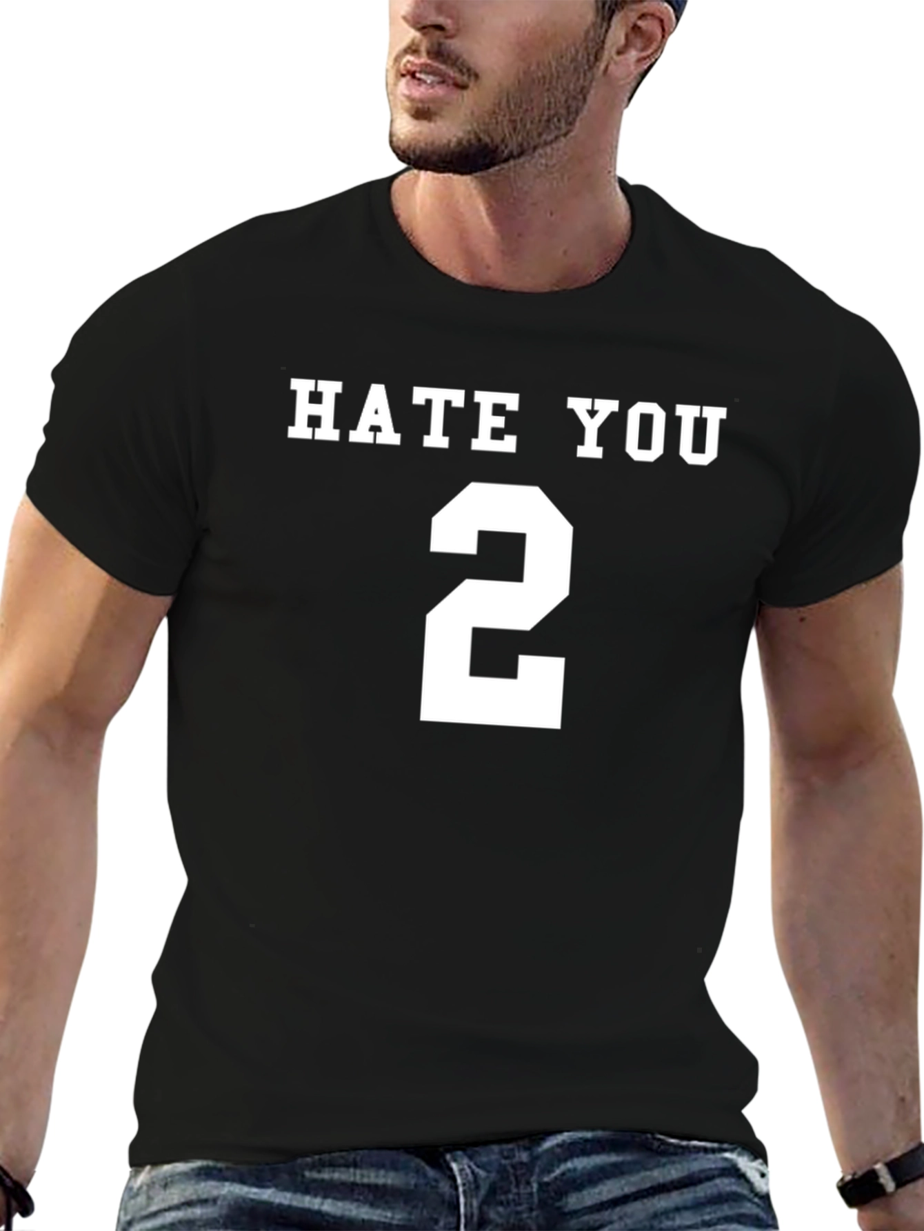 Hate You 2 Graphic T-Shirt - Bold Statement Tee