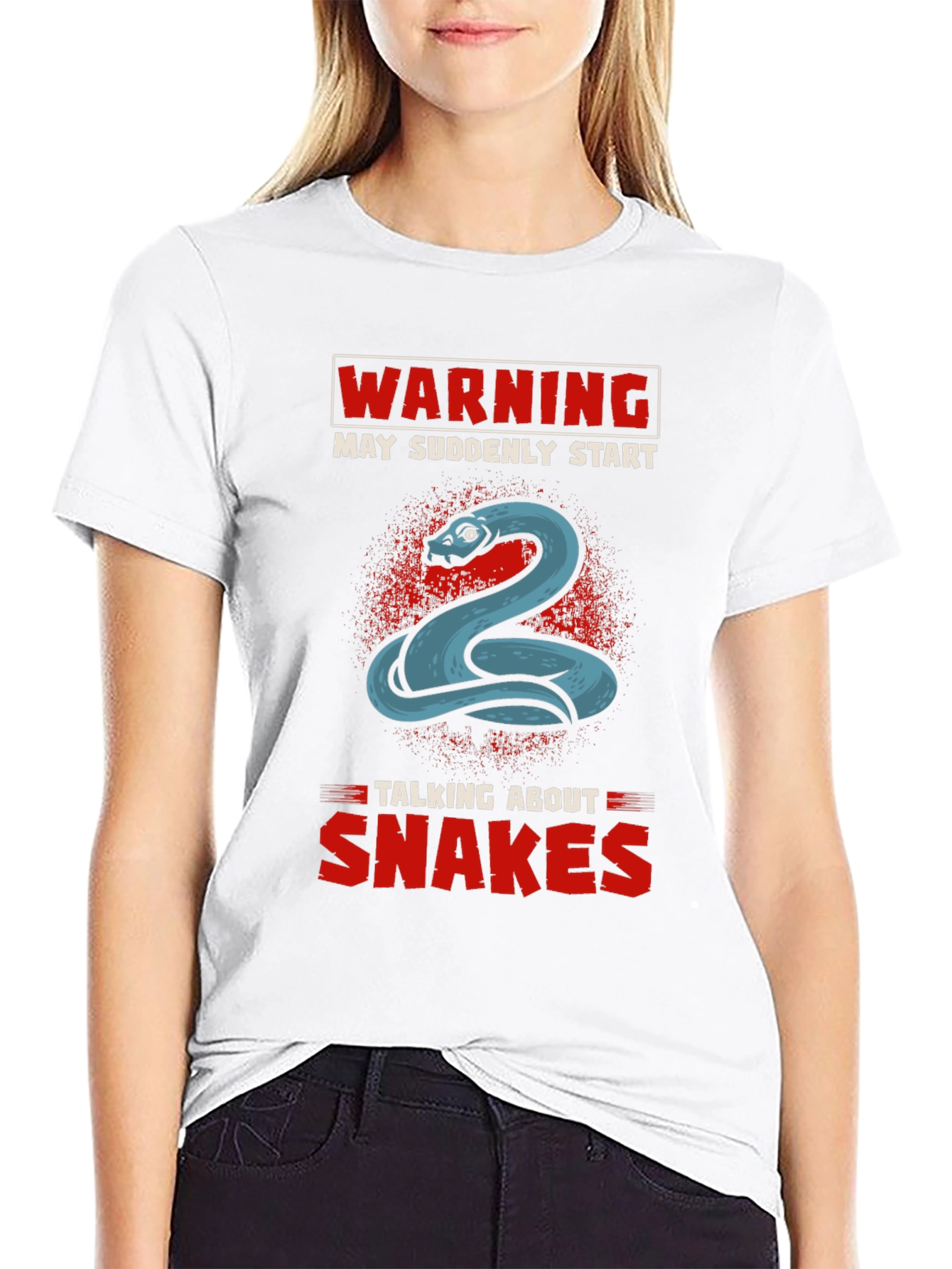 Warning May Suddenly Start Talking About Snakes T-Shirt