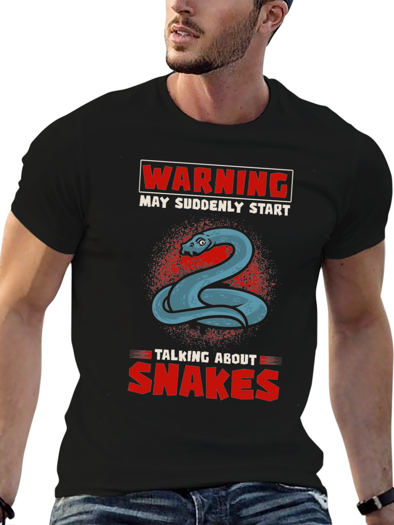 Warning May Suddenly Start Talking About Snakes T-Shirt