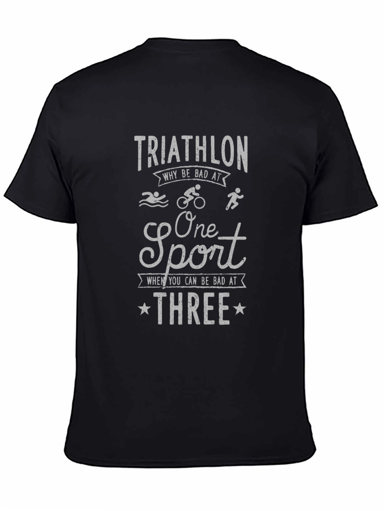 Triathlon Funny T-Shirt for Sport Enthusiasts