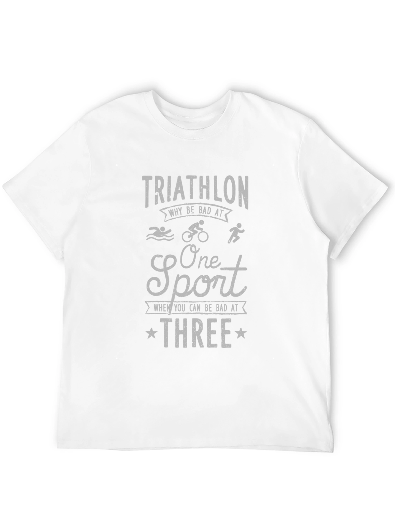 Triathlon Funny T-Shirt for Sport Enthusiasts