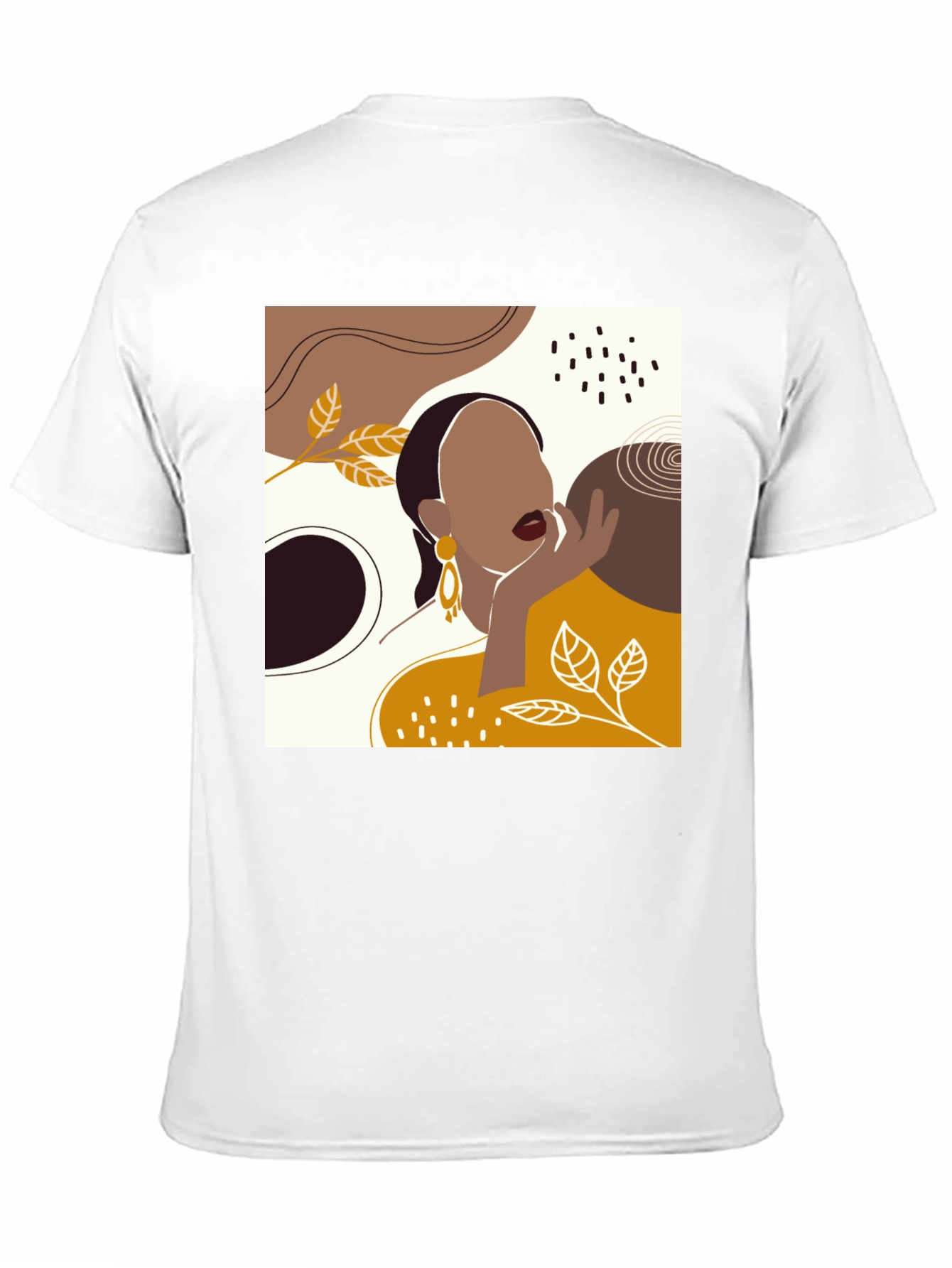 Abstract Woman Graphic Tee - Modern Art T-Shirt