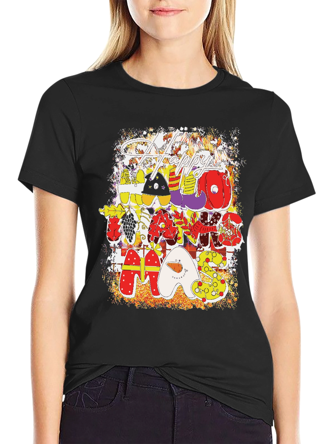 Festive Holiday Themed T-Shirt