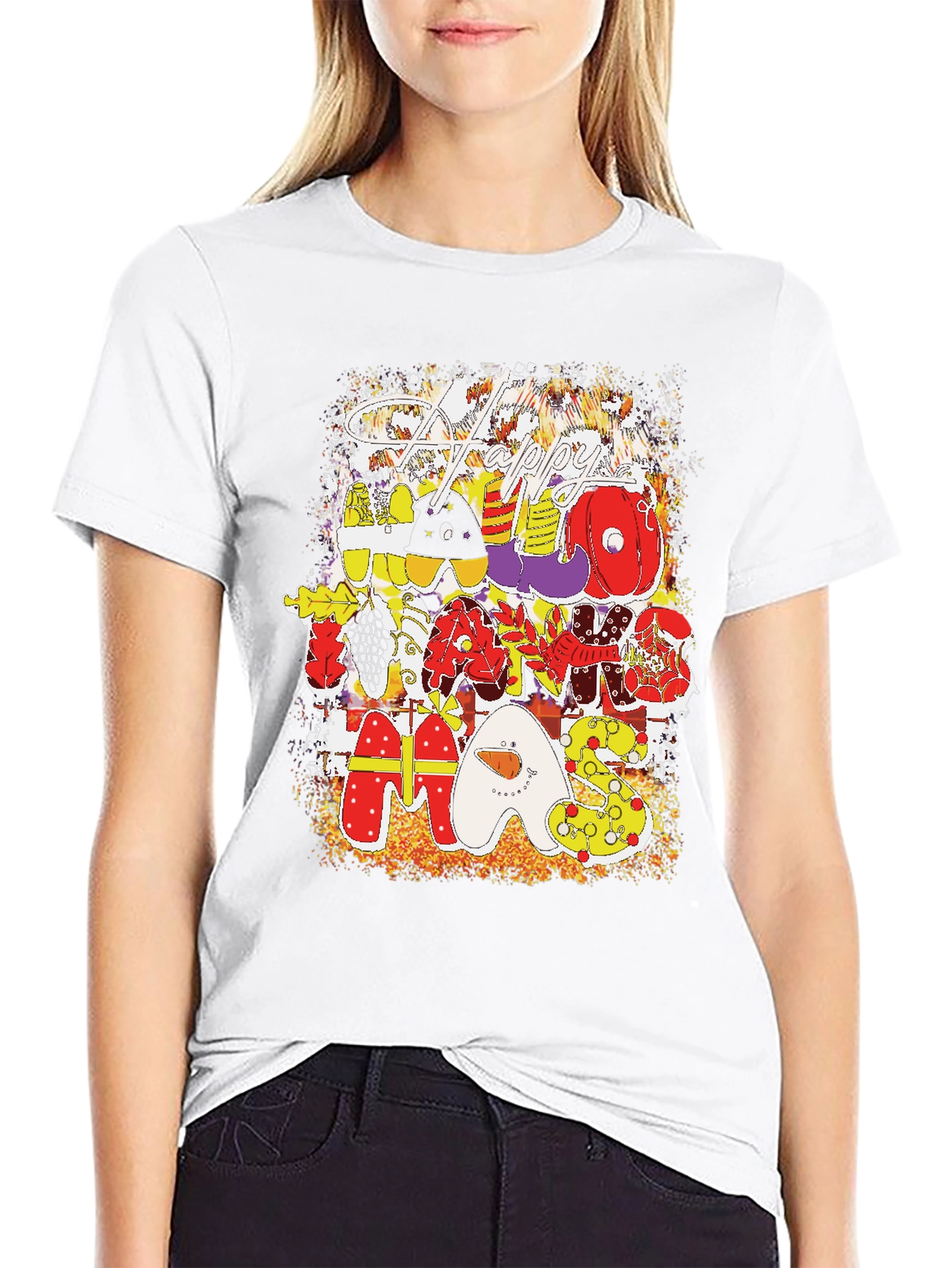 Festive Holiday Themed T-Shirt