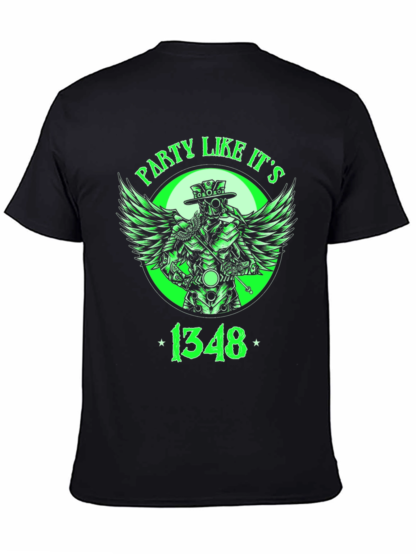 Party Like Its 1348 T-Shirt Plague Doctor Design