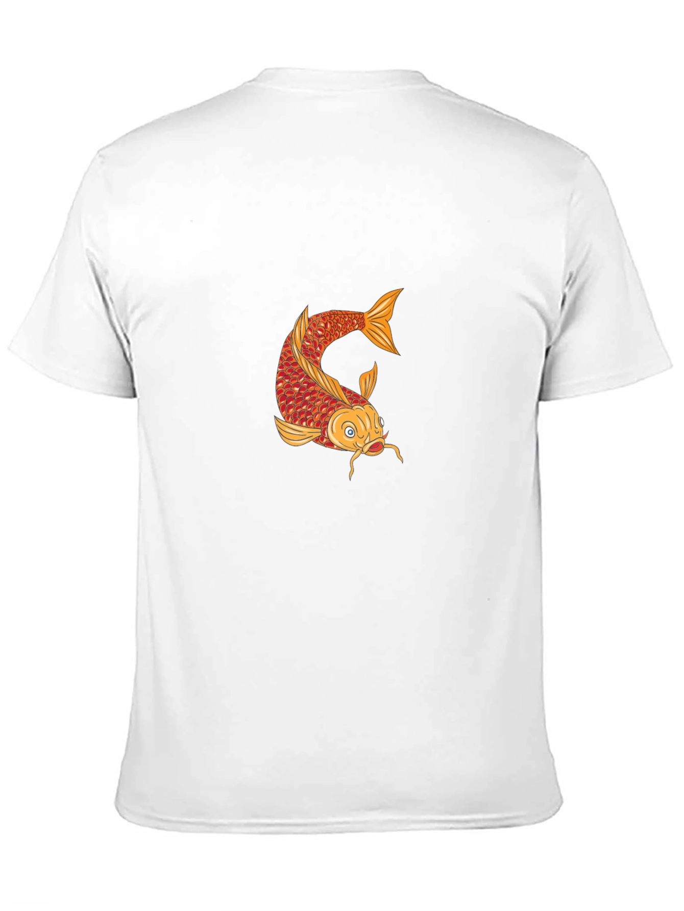 Koi Fish Graphic T-Shirt - Mens Black Tee