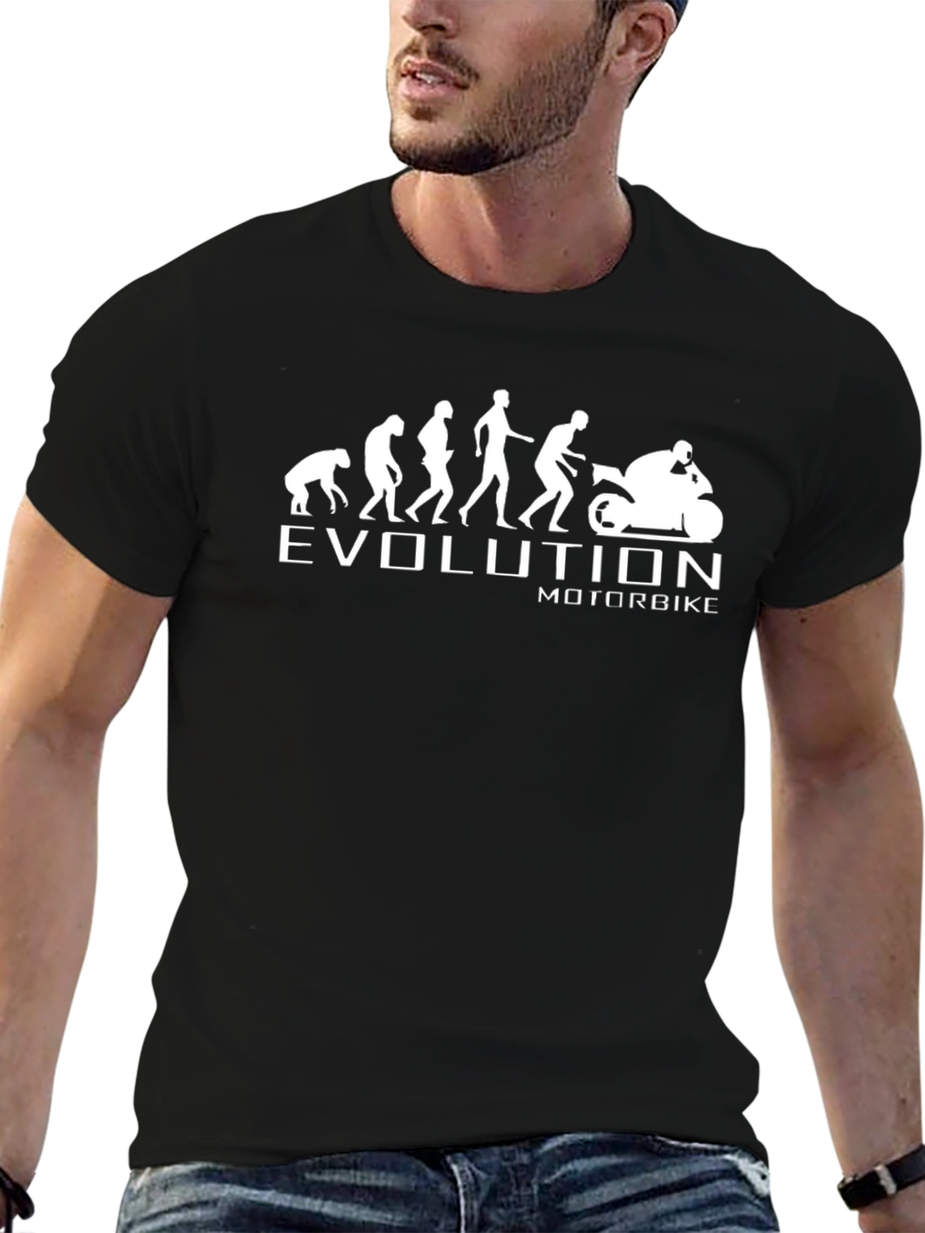 Evolution Motorbike Black T-Shirt