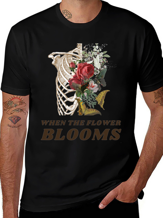 Floral Rib Cage Graphic Tee