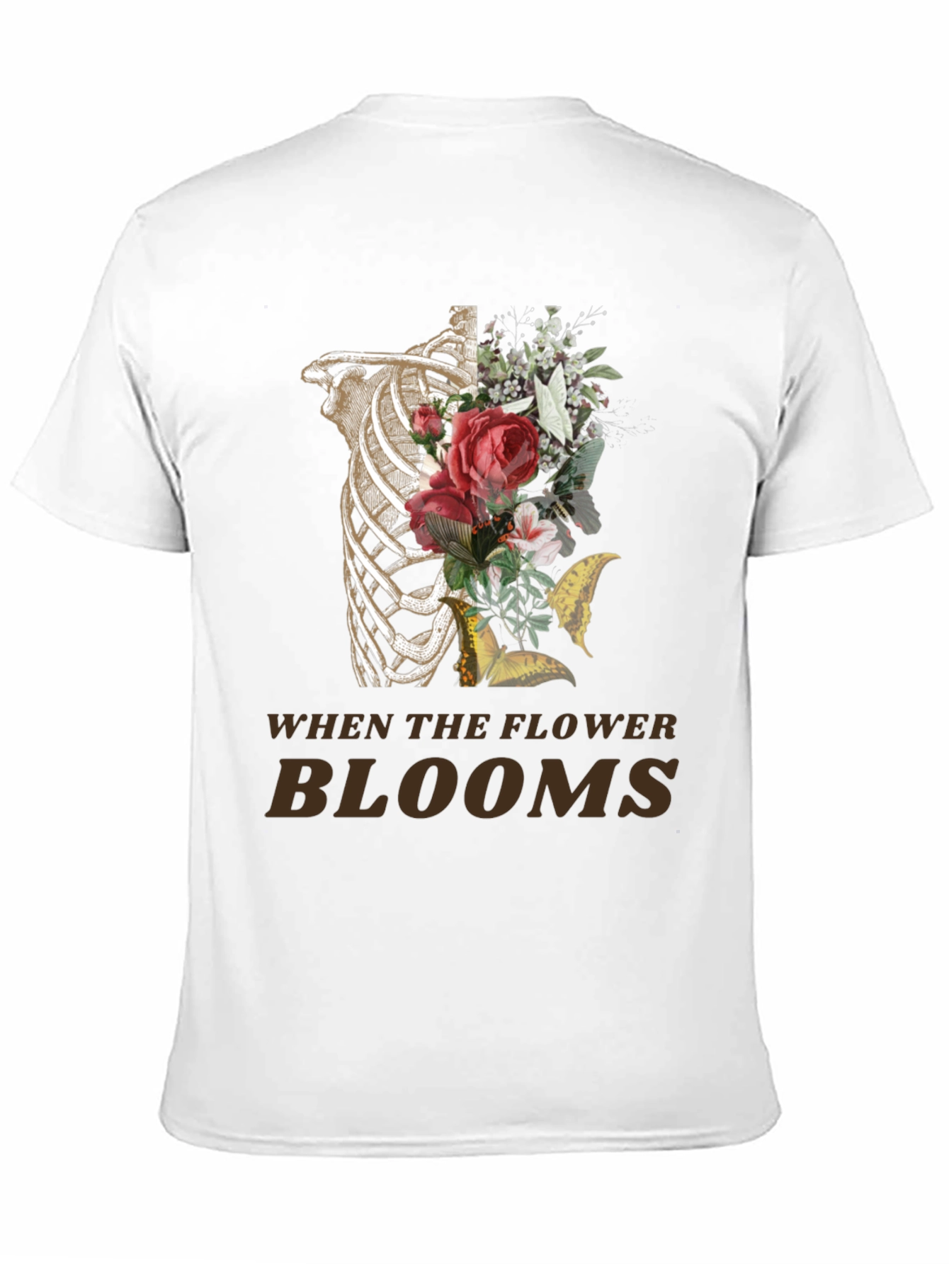 Floral Rib Cage Graphic Tee