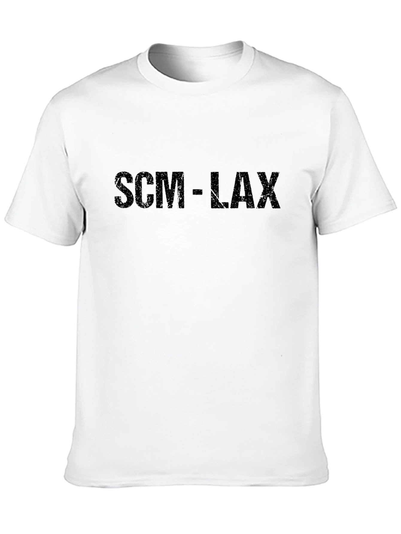 SCM-LAX Black Graphic Tee Shirt