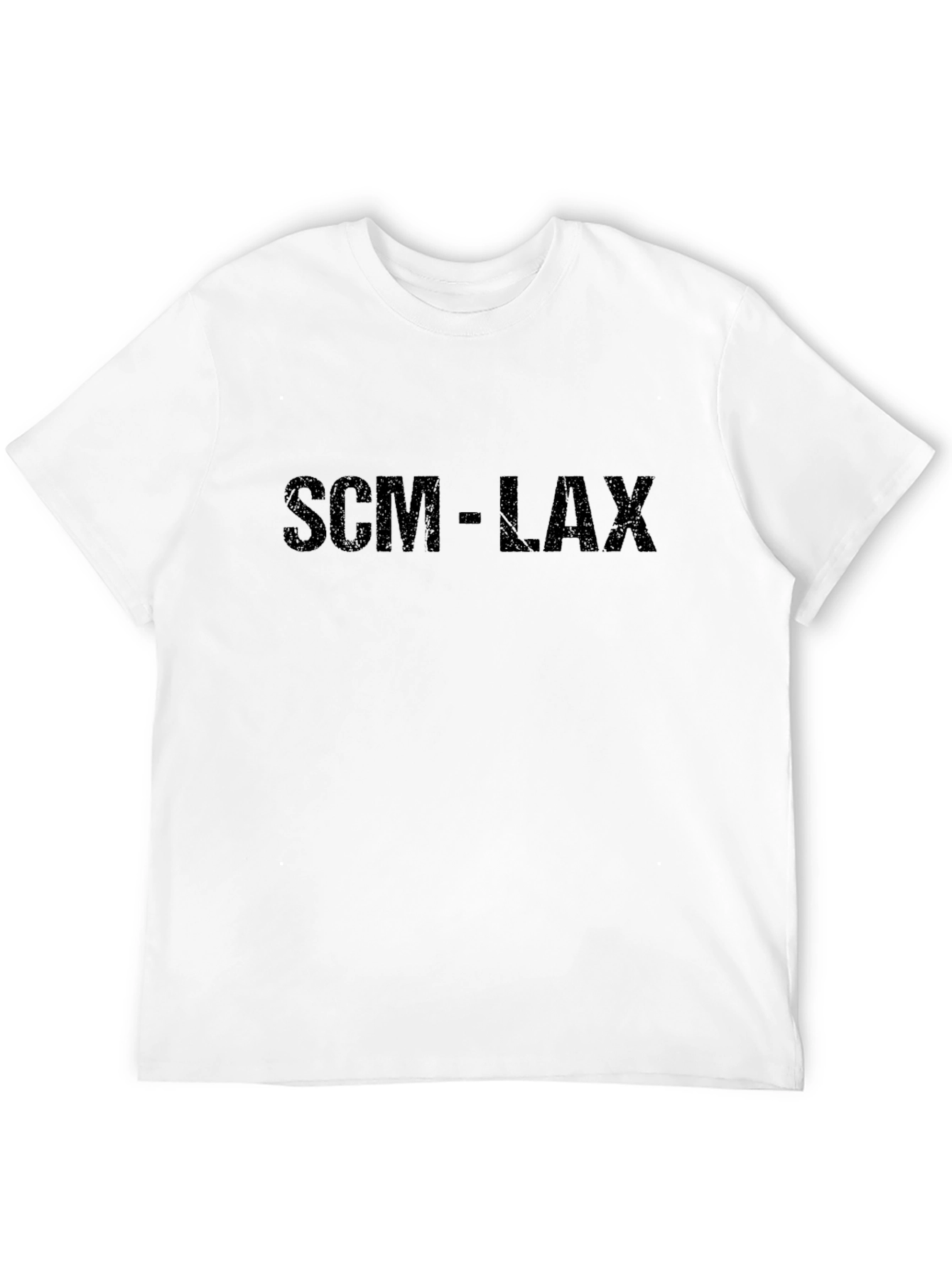 SCM-LAX Black Graphic Tee Shirt