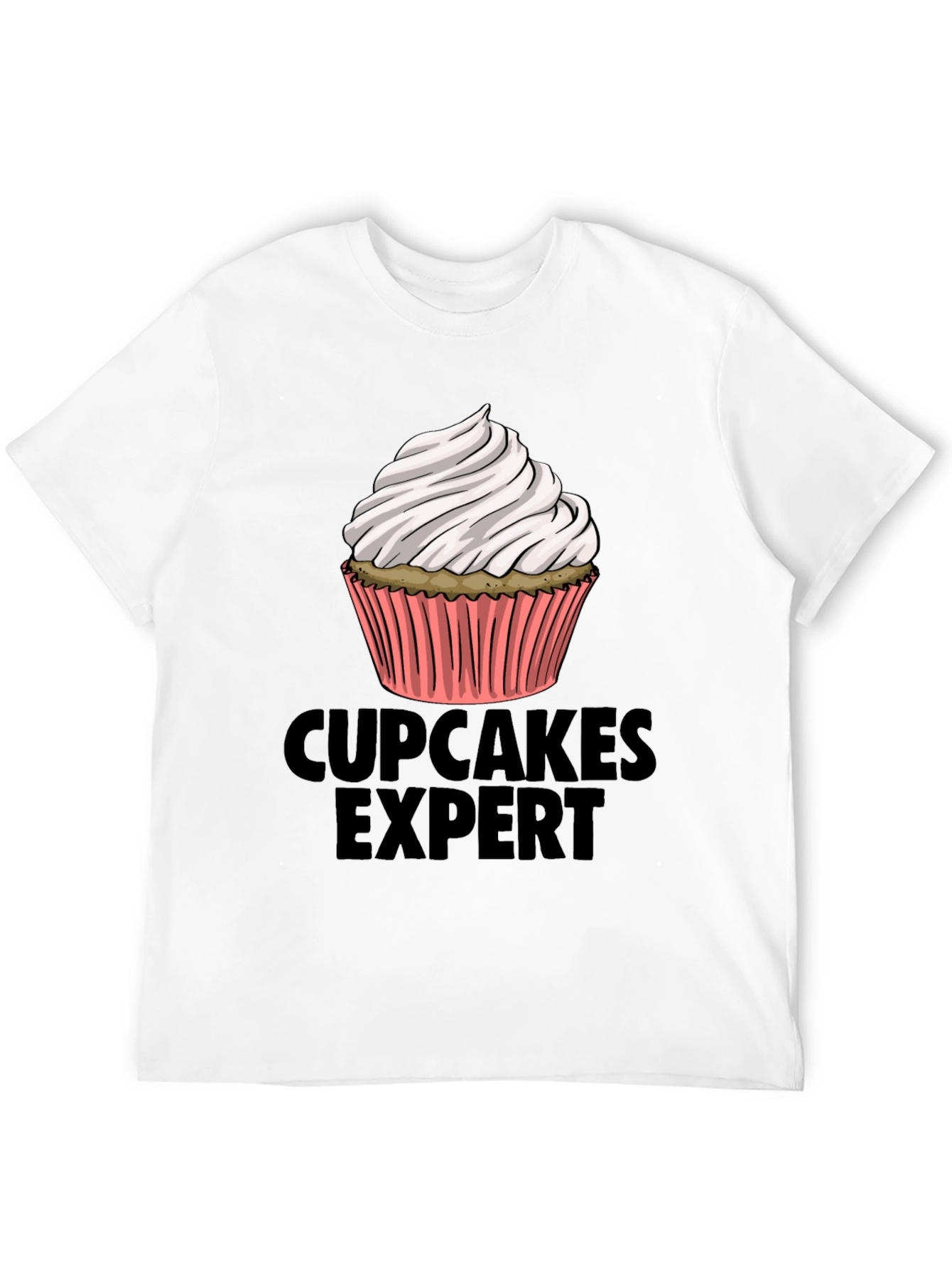 Cupcakes Expert T-Shirt: Sweet Treat Fashion
