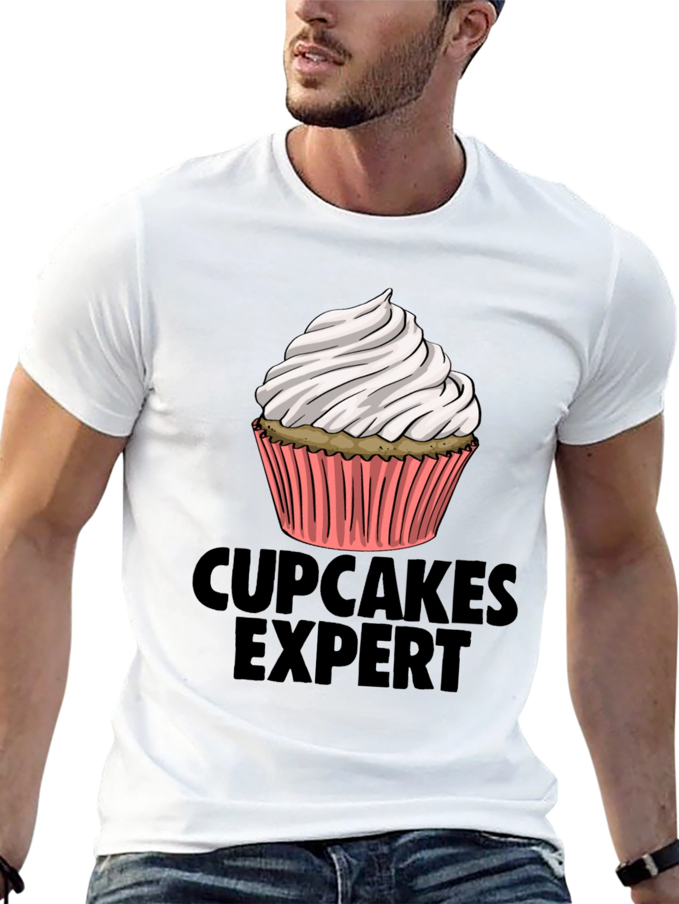 Cupcakes Expert T-Shirt: Sweet Treat Fashion
