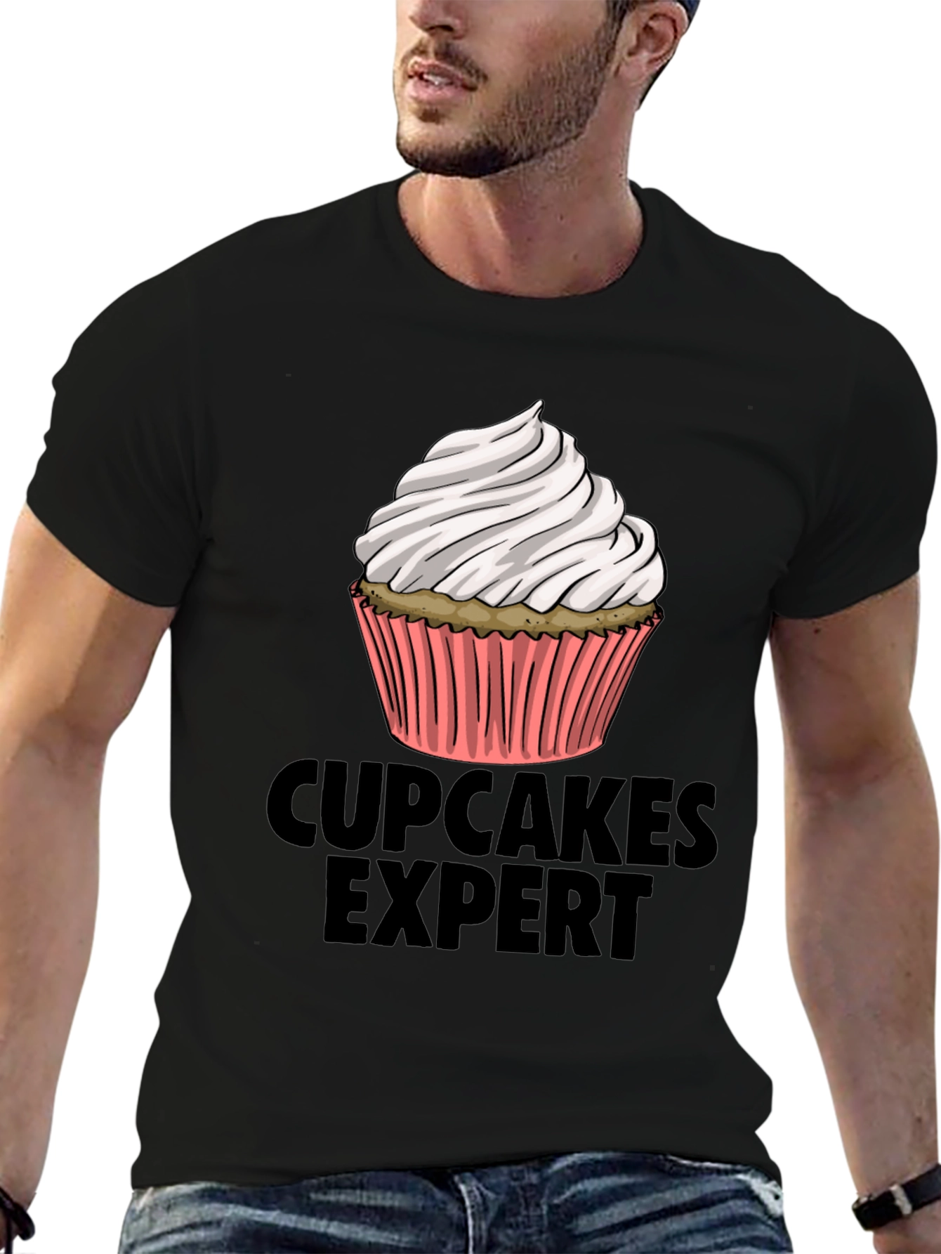 Cupcakes Expert T-Shirt: Sweet Treat Fashion