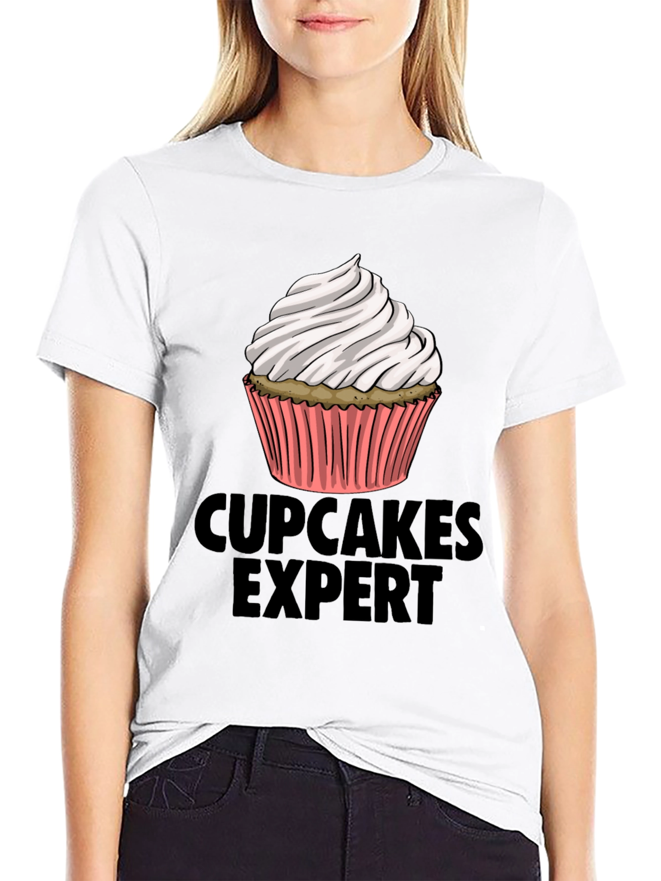 Cupcakes Expert T-Shirt: Sweet Treat Fashion