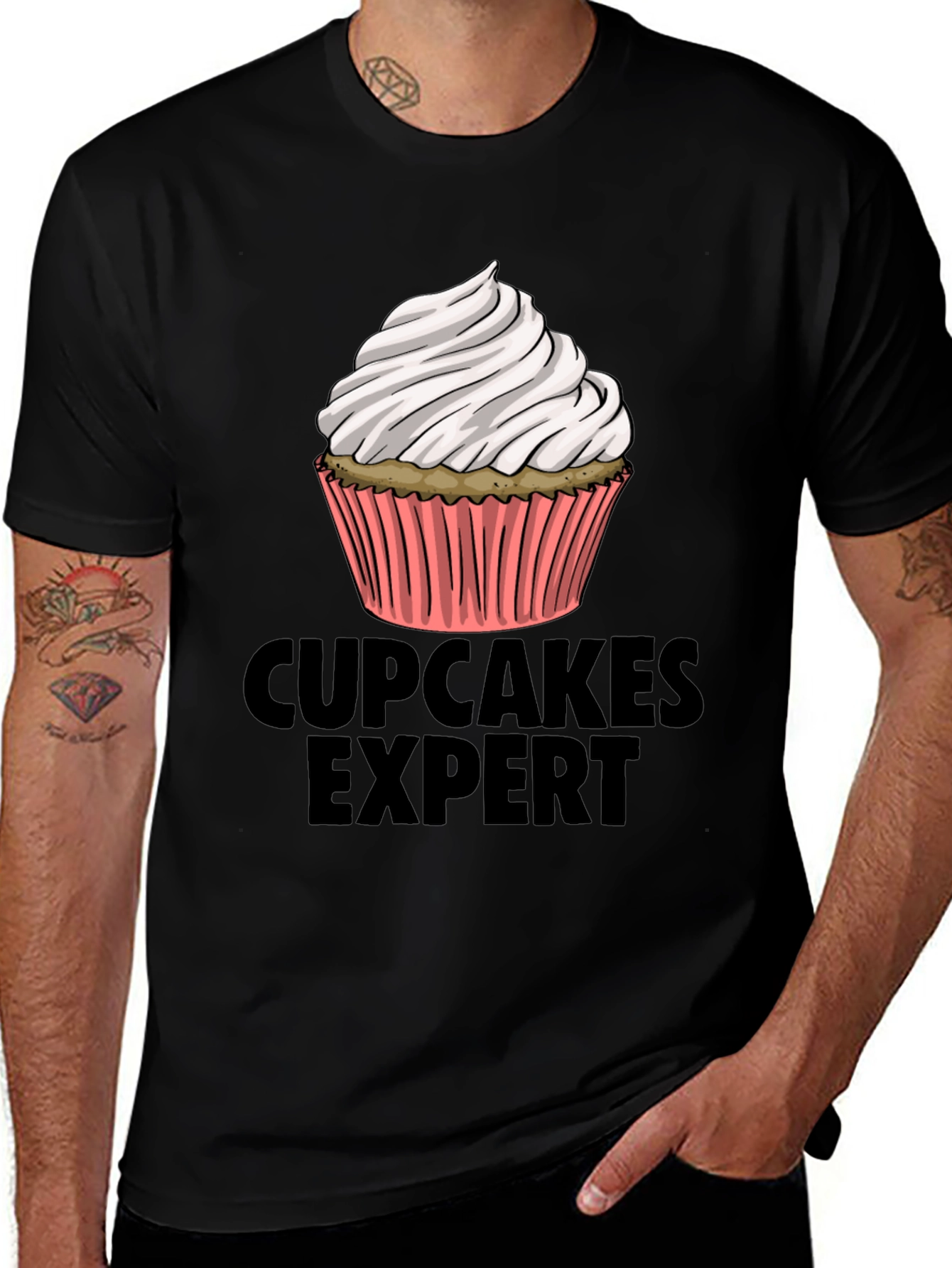 Cupcakes Expert T-Shirt: Sweet Treat Fashion
