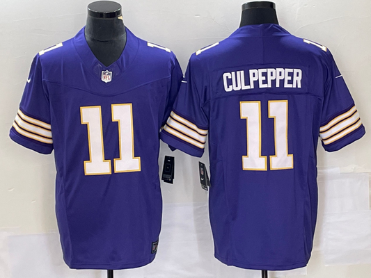Men's Minnesota Vikings Daunte Culpepper #11 Purple Classic Player Jerseys