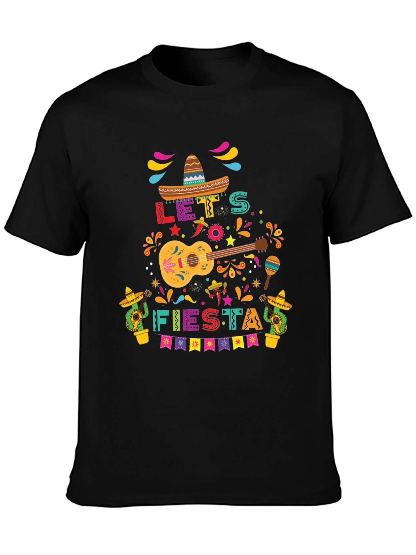 Fiesta Time Tee - Lets Fiesta Graphic T-Shirt