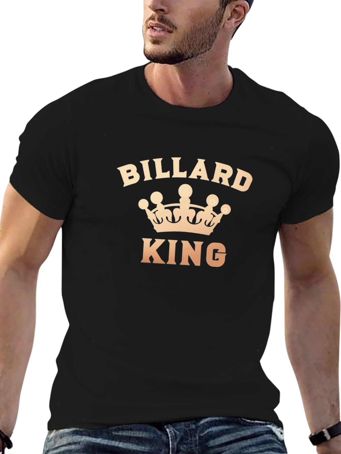 Billard King T-Shirt - Stylish Pool Player Apparel
